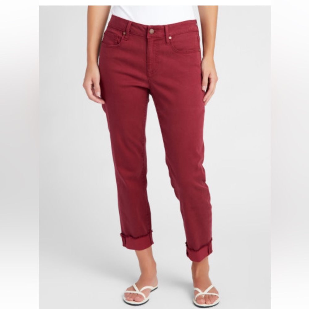 Herizon cropped maroon pants
